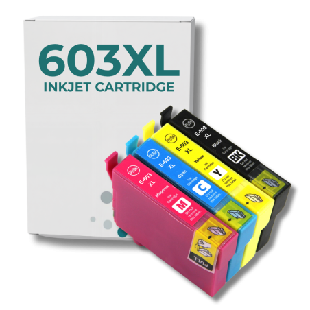 Pack 4 cartouches compatible EPSON 603 XL - haute capacité