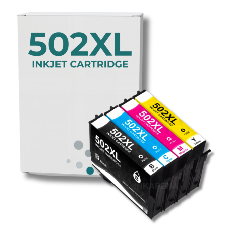 Quatre cartouches encre 502XL couleurs