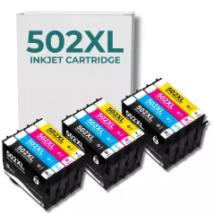 Pack 12 cartouches compatibles EPSON 502XL