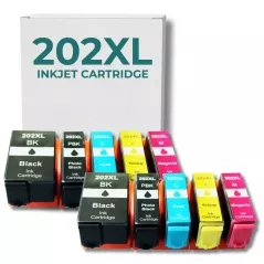 Pack compatible EPSON 202 XL 10 cartouches