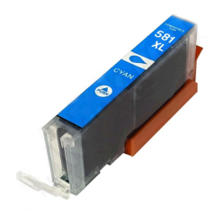 Cartouche compatible CANON CLI-581 XL C cyan - Haute capacité