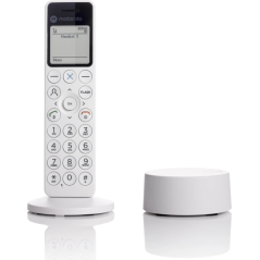 Téléphone sans fil DECT blanc