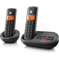 Téléphone sans fil DECT noir