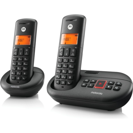 Téléphone sans fil DECT noir