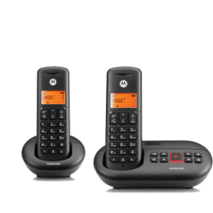 Téléphone sans fil DECT noir