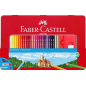 Faber-Castell Boîte métal 48 crayons de couleur assortis Faber-Castell Boîte métal 48 crayons de couleur assortis