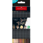Crayons de couleur chair Faber-Castell Black Edition 12 pièces Crayons de couleur chair Faber-Castell Black Edition 12 pièces
