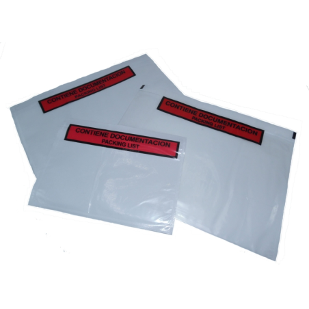 Pochette adhésive transparente documents