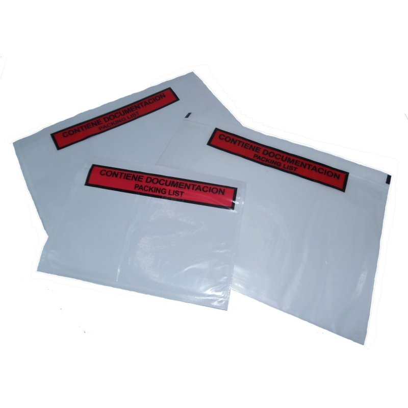 Pochette autoadhésive documents transparente 240x135 mm Pochette autoadhésive documents transparente 240x135 mm