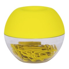 Apli Distributeur Trombones Jaune Fluo