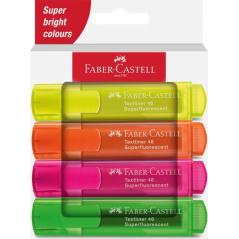 Surligneurs Faber-Castell assortis