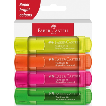 Surligneurs Faber-Castell assortis
