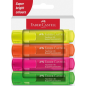 Surligneurs Faber-Castell Textliner 46 x4 assortis Surligneurs Faber-Castell Textliner 46 x4 assortis