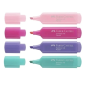Faber-Castell Textliner 46 Surligneurs pastel x4 assortis