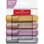 Surligneurs métallisés Faber-Castell Textliner 46 assortis Surligneurs métallisés Faber-Castell Textliner 46 assortis