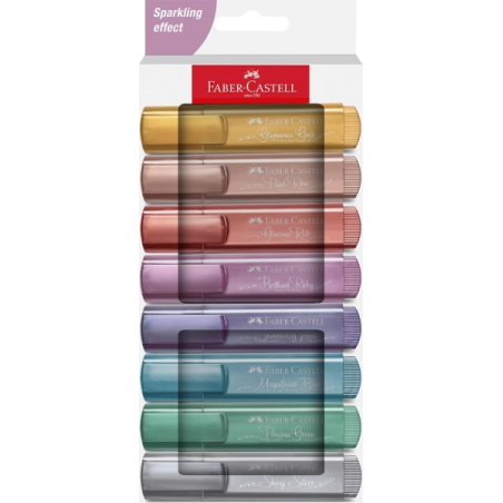 Surligneurs métallisés Faber-Castell assortis