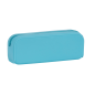 Lot de 16 étuis cylindriques PVC transparents assortis