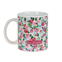 Tasse céramique Safta Vmb Rosebloom 350 ml blanche