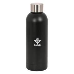 Bouteille thermos noire inox