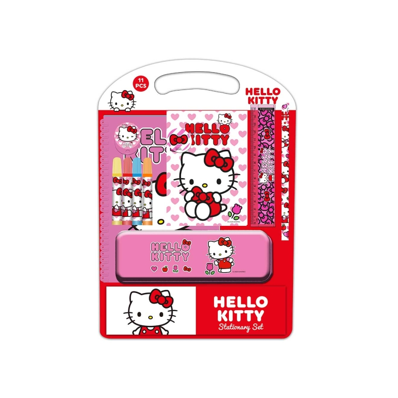 Kit scolaire Hello Kitty Safta avec trousse et accessoires multicolore