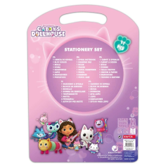 Kit scolaire Gabby Maison de poupée rose Safta