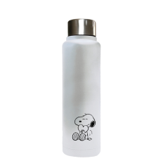 bouteille isotherme blanche Snoopy inox