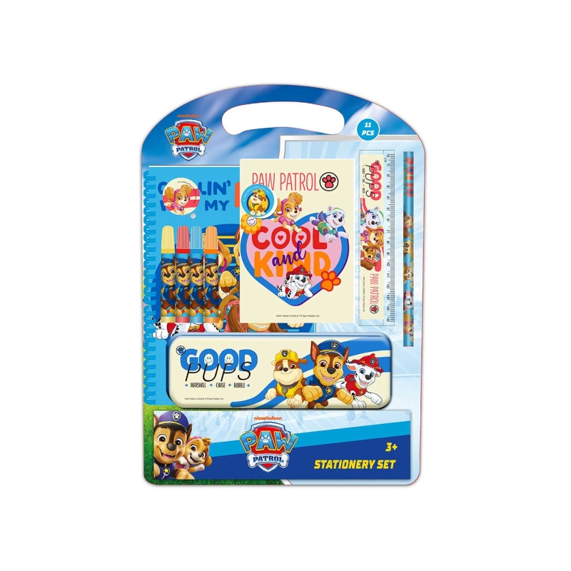 Kit scolaire Pat' Patrouille bleu avec trousse et accessoires Kit scolaire Pat' Patrouille bleu avec trousse et accessoires