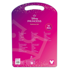Kit scolaire Disney Princess avec trousse métal multicolore