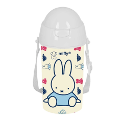 bouteille Miffy beige avec paille