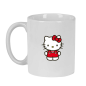 Mug Hello Kitty en céramique blanc 350 ml
