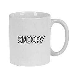 Mug Snoopy en céramique blanc 350 ml