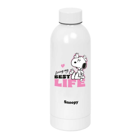 Bouteille isotherme Snoopy rose