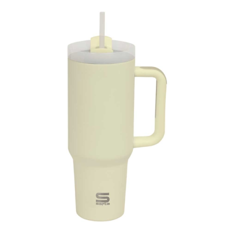 Vase thermique inox jaune pastel