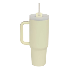 Vase thermique inox 1,2 L jaune pastel Safta