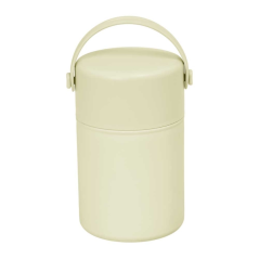 Thermos alimentaire crème inox