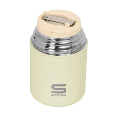 Thermos alimentaire crème inox