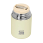 Thermos alimentaire inox Safta crème avec cuillère pliable Thermos alimentaire inox Safta crème avec cuillère pliable