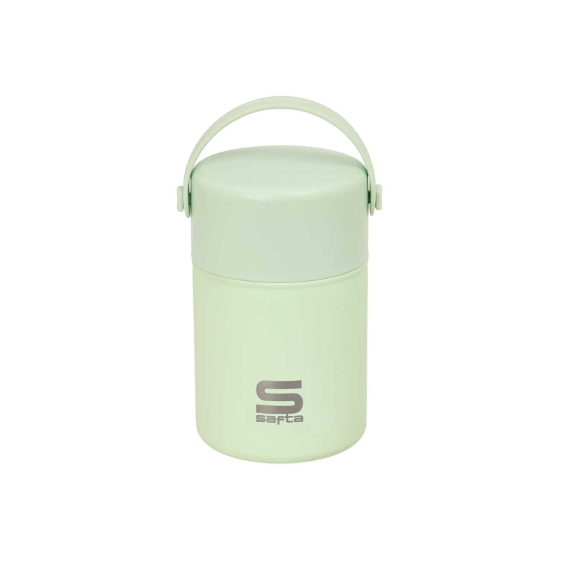 Thermos alimentaire inox menthe avec cuillère Safta Thermos alimentaire inox menthe avec cuillère Safta