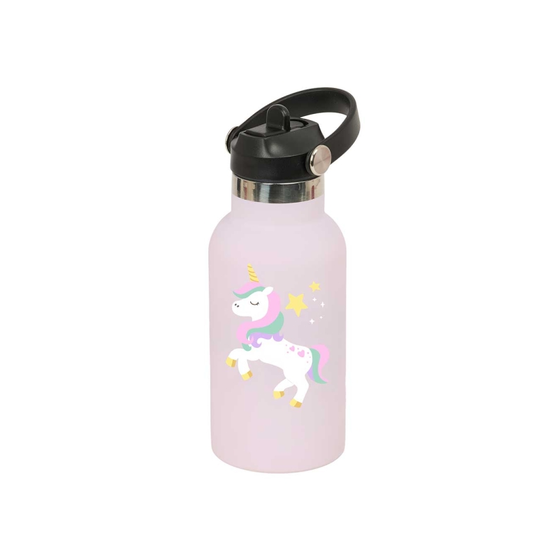 Bouteille isotherme enfant licorne 350 ml lilas Bouteille isotherme enfant licorne 350 ml lilas