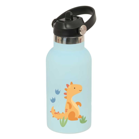 Bouteille isotherme enfant bleue Dino