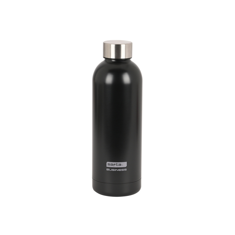 Bouteille isotherme inox 500 ml noire Safta