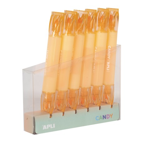 ✅ Lot de 6 Surligneurs Apli Caramel couleur Plusieurs couleurs en stock