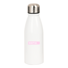 Bouteille métal blanche 500 ml