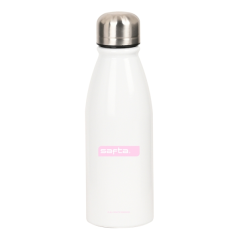 Bouteille en métal 500 ml blanche
