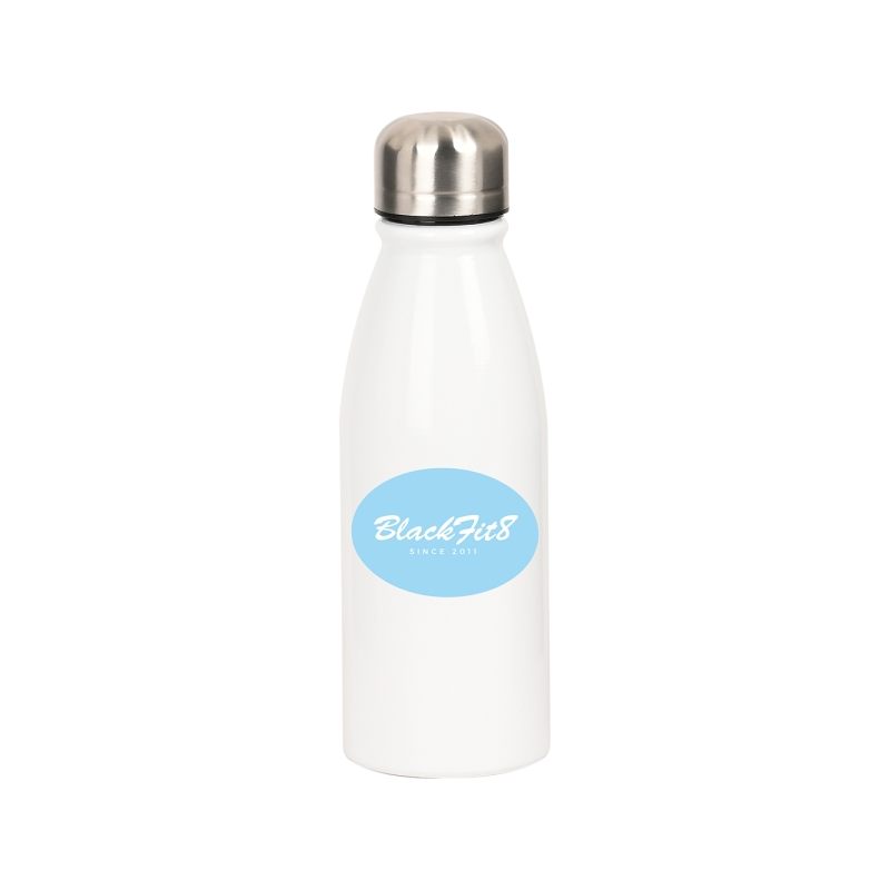 Bouteille métal Blackfit8 500 ml blanche Bouteille métal Blackfit8 500 ml blanche