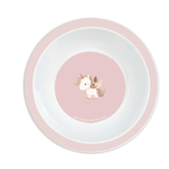 Service table enfant licorne rose PVC