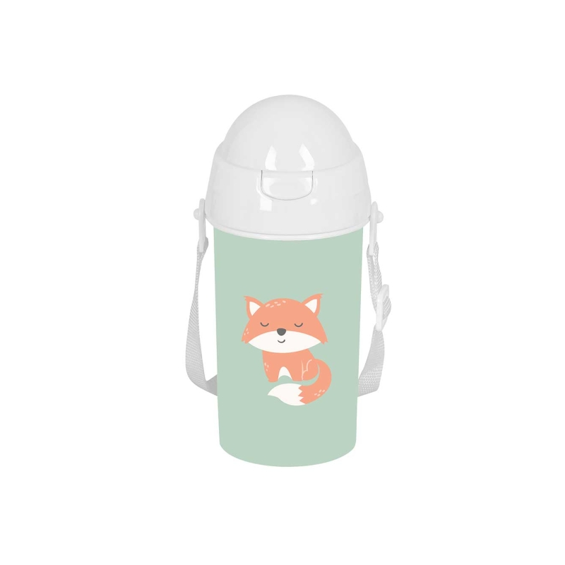 Bouteille Safta Zorrito 500 ml verte à paille intégrée Bouteille Safta Zorrito 500 ml verte à paille intégrée