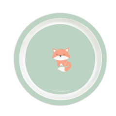 Ensemble vaisselle enfant Petit Renard menthe