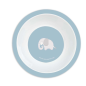 Service de table enfant éléphant bleu Safta sans BPA Service de table enfant éléphant bleu Safta sans BPA