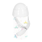 Bouteille Licorne Safta 500 ml Blanche avec Paille intégrée Bouteille Licorne Safta 500 ml Blanche avec Paille intégrée